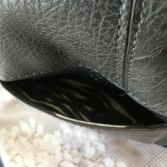 NWT KENSIE PEWTER MULTI POCKET SATCHEL - Picture 5 of 9